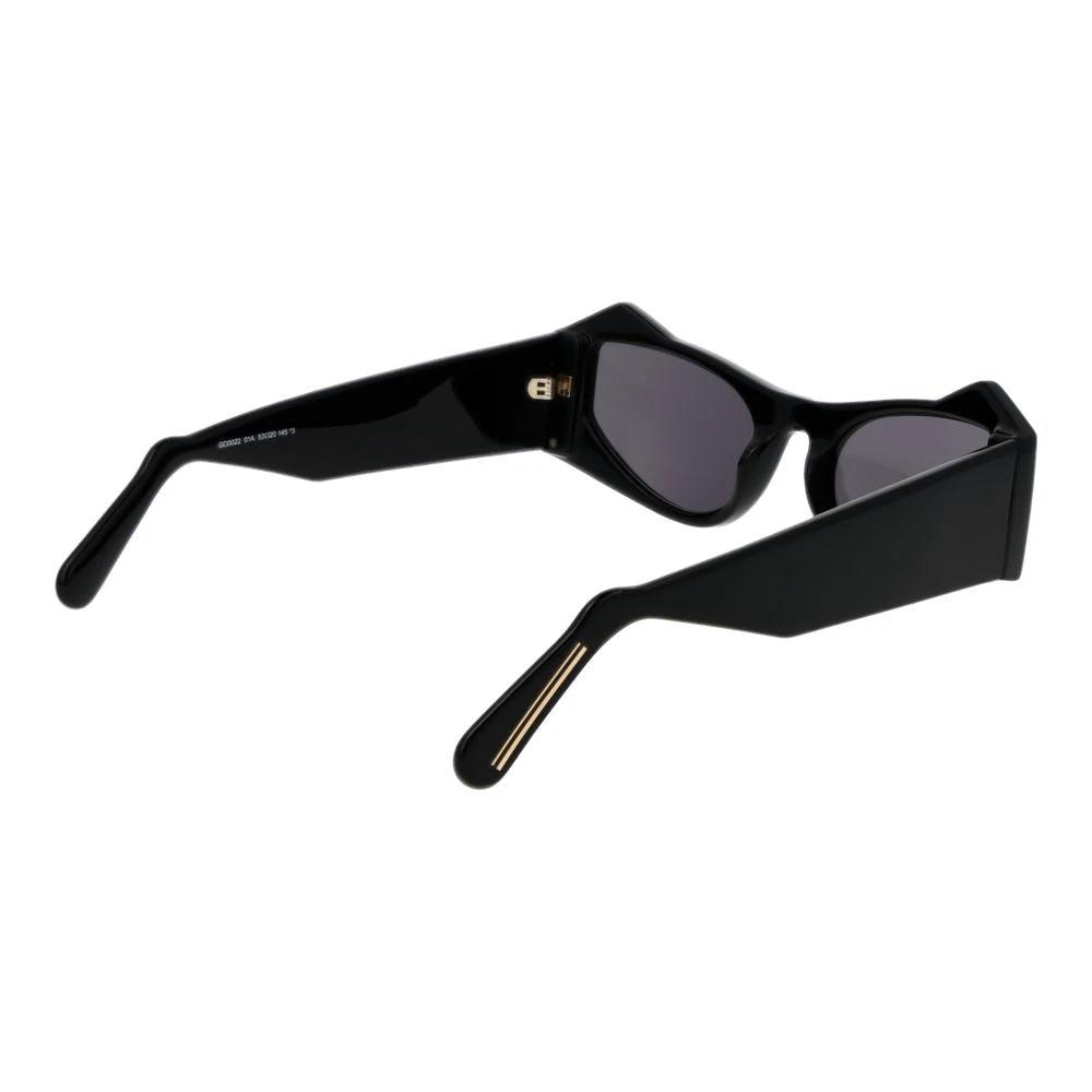 Lunettes de soleil GCDS en acétate noir