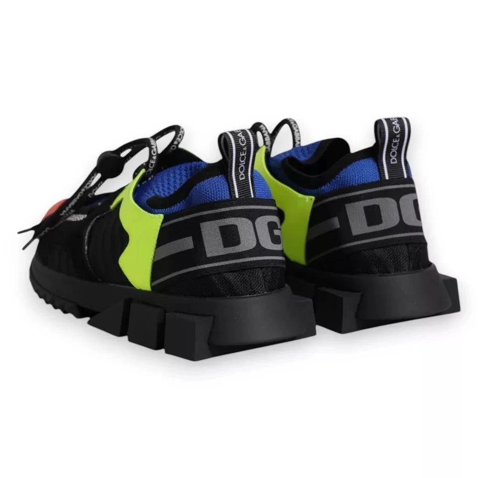 Dolce & Gabbana Multicolor Mesh Sorrento Trekking Sneakers Shoes by Dolce & Gabbana