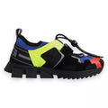 Dolce & Gabbana Multicolor Mesh Sorrento Trekking Sneakers Shoes by Dolce & Gabbana