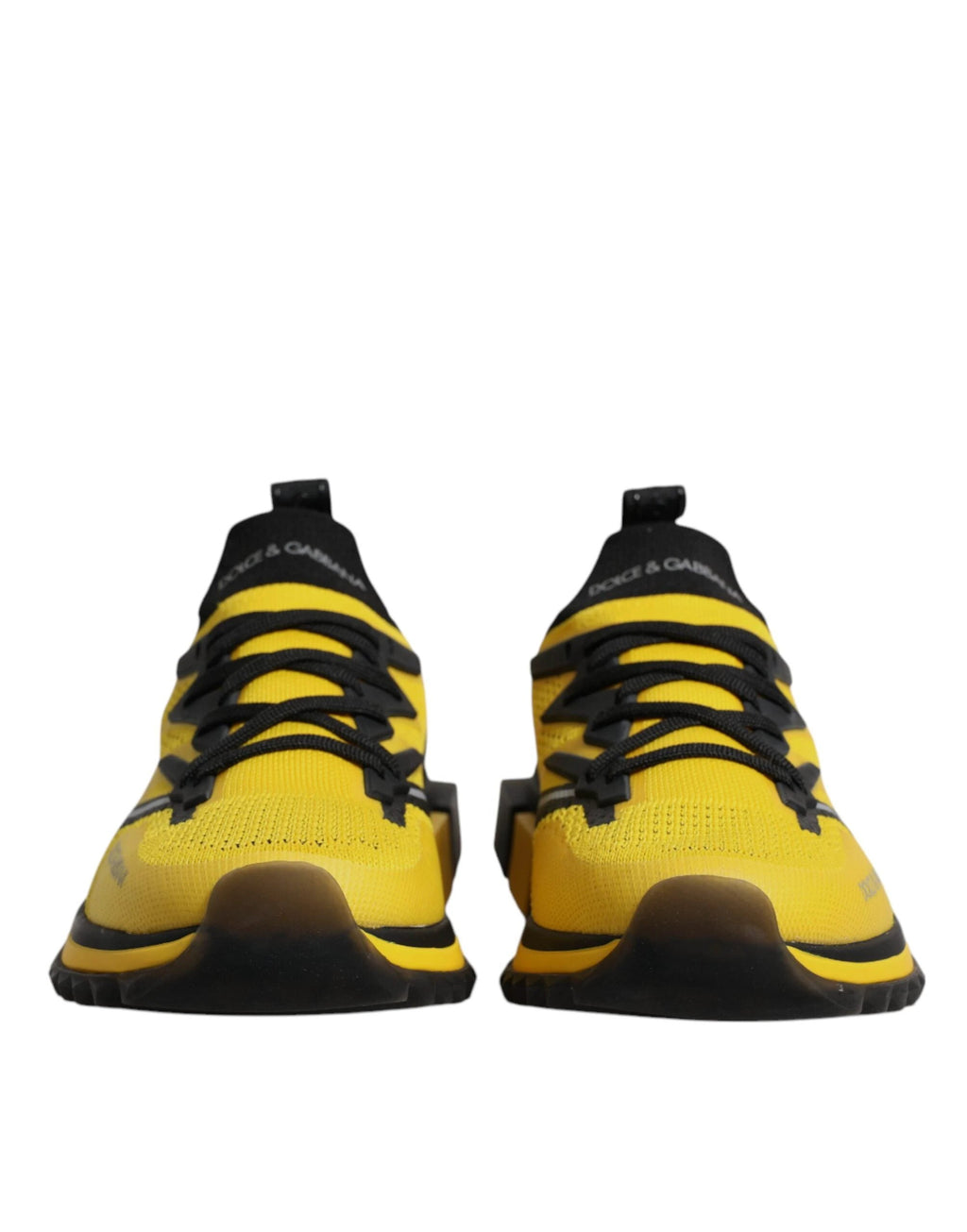 Dolce & Gabbana Yellow SORRENTO Sport Stretch Sneakers Shoes by Dolce & Gabbana