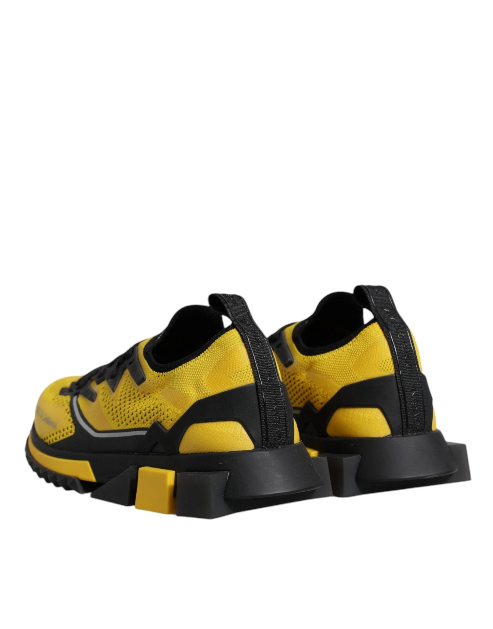 Dolce & Gabbana Yellow SORRENTO Sport Stretch Sneakers Shoes by Dolce & Gabbana