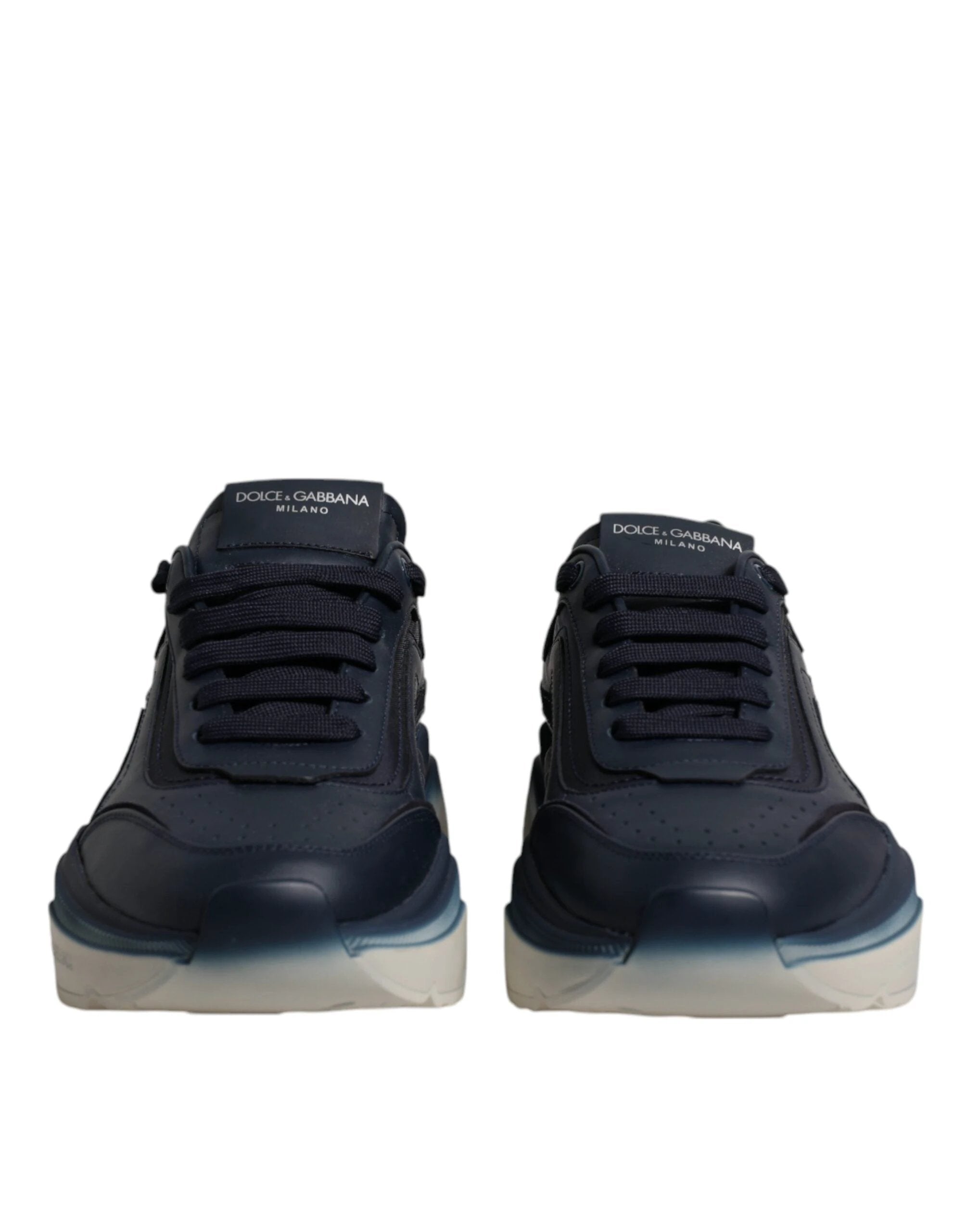 Dolce & Gabbana Navy Blue Daymaster Low Top Men Sneakers Shoes by Dolce & Gabbana