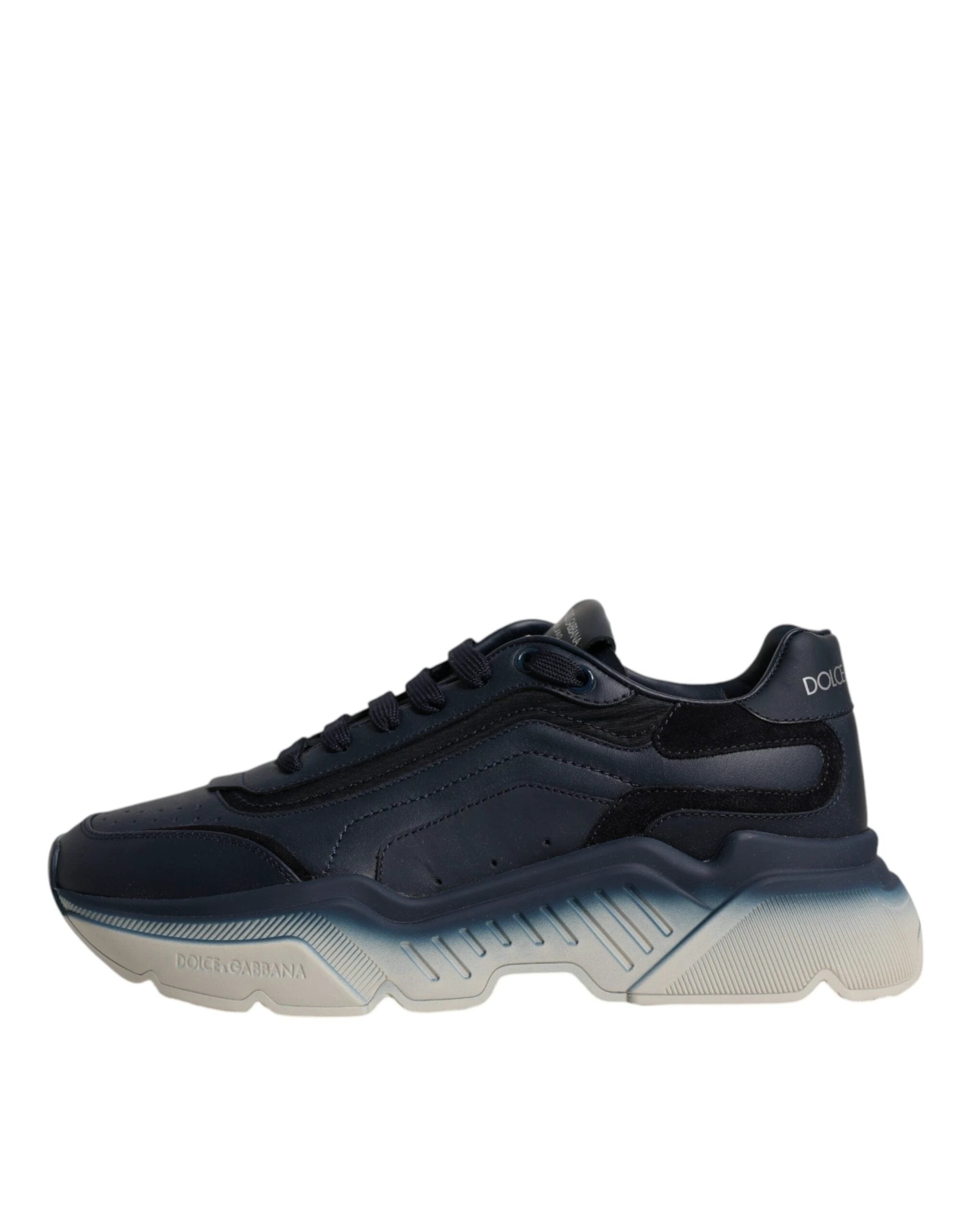 Dolce & Gabbana Navy Blue Daymaster Low Top Men Sneakers Shoes by Dolce & Gabbana