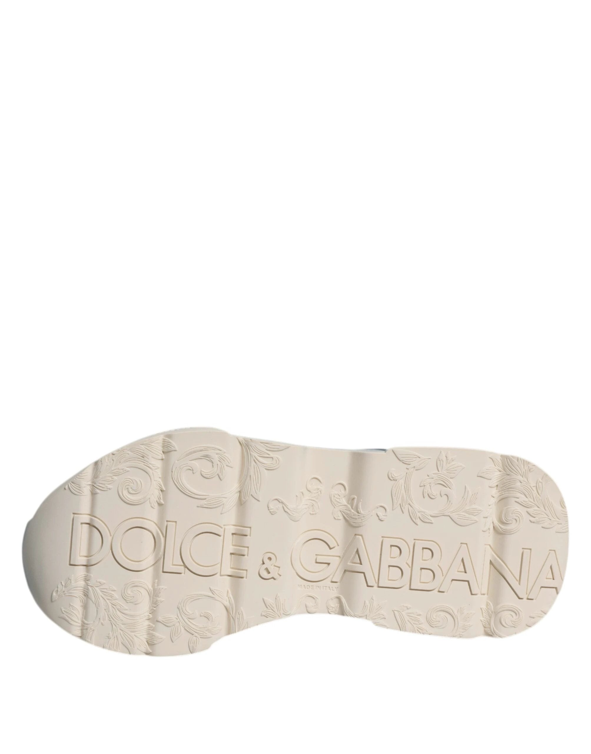 Dolce & Gabbana Navy Blue Daymaster Low Top Men Sneakers Shoes by Dolce & Gabbana