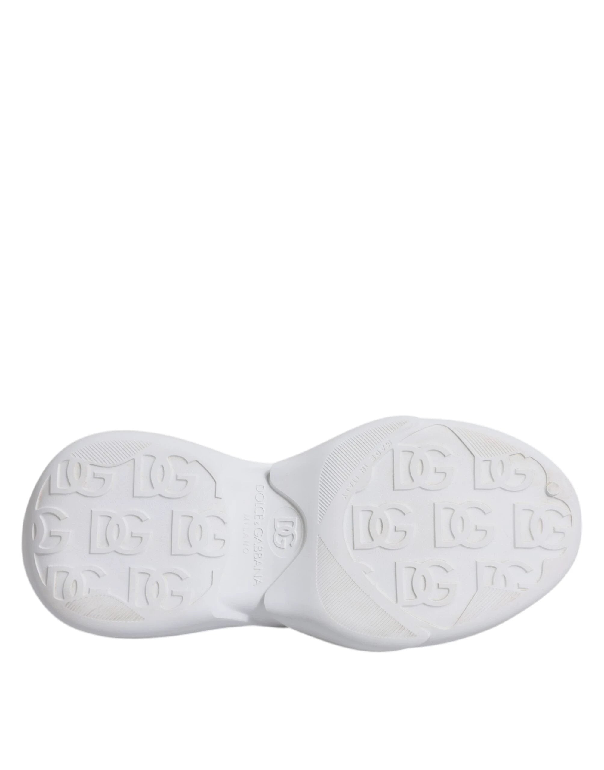 Dolce & Gabbana White Daymaster Low Top Men Sneakers Shoes by Dolce & Gabbana