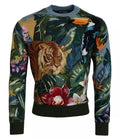 Dolce & Gabbana Jungle Wool Silk Pullover Logo Sweater by Dolce & Gabbana