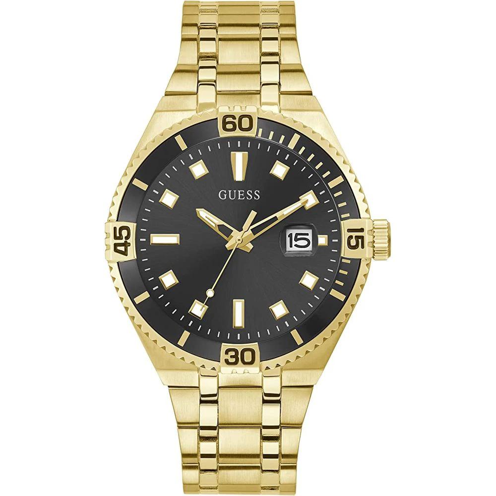 Guess Gold Stainless Steel Dress Watch by Guess