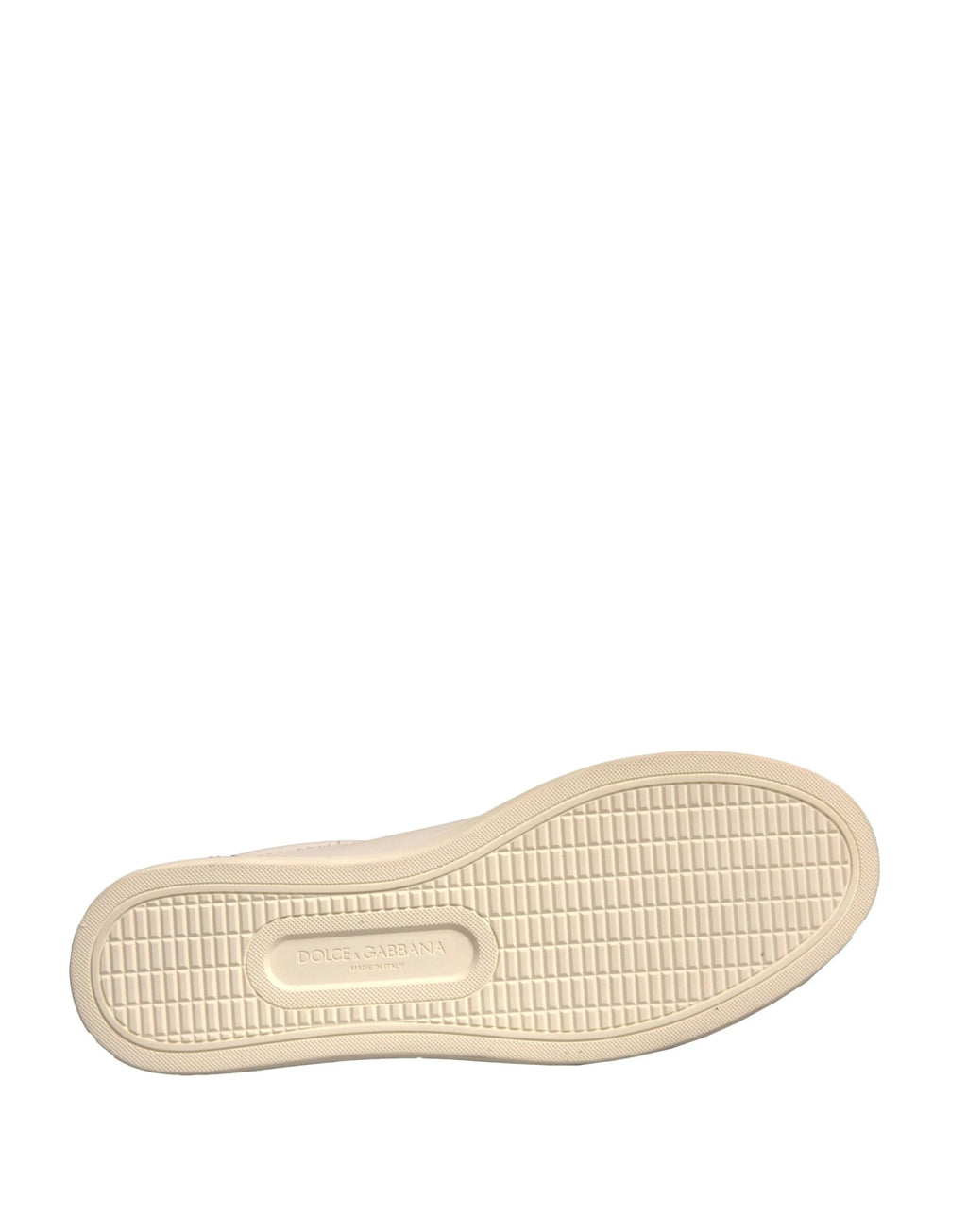 Dolce & Gabbana White Suede Leather Low Top Sneakers Shoes by Dolce & Gabbana