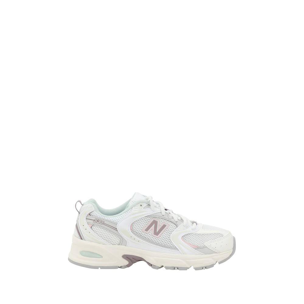 New Balance White Leather Tier 3 Sneakers by New Balance