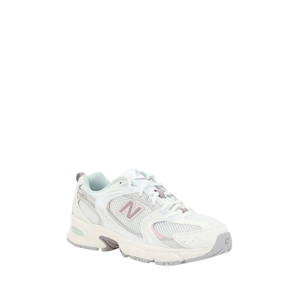 New Balance White Leather Tier 3 Sneakers by New Balance