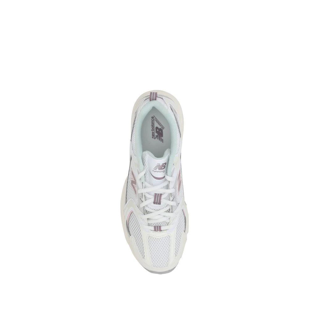 New Balance White Leather Tier 3 Sneakers by New Balance