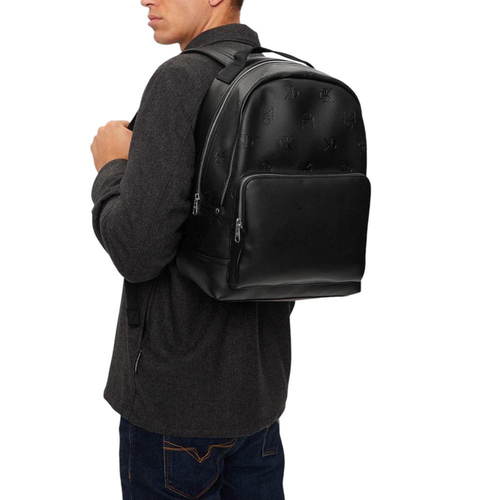 Calvin Klein Jeans Black Polyethylene Backpack by Calvin Klein Jeans