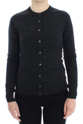 Dolce & Gabbana Gray Wool Button Cardigan Sweater by Dolce & Gabbana