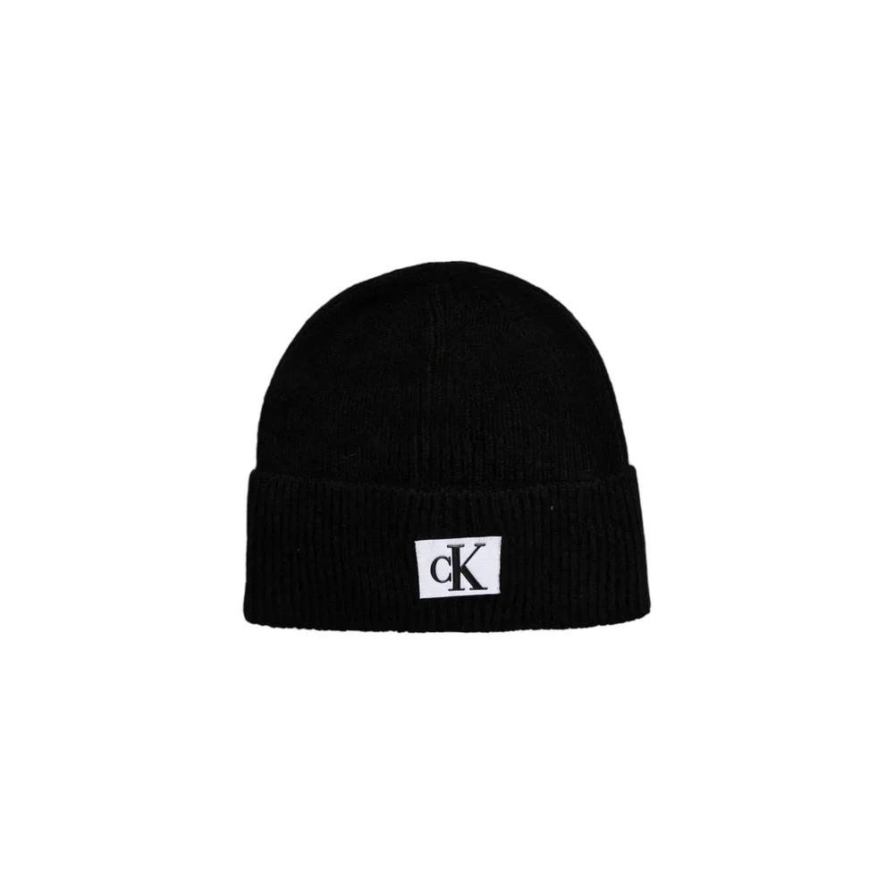 Calvin Klein Jeans Black Marabou Cap (Baseball Hat) by Calvin Klein Jeans