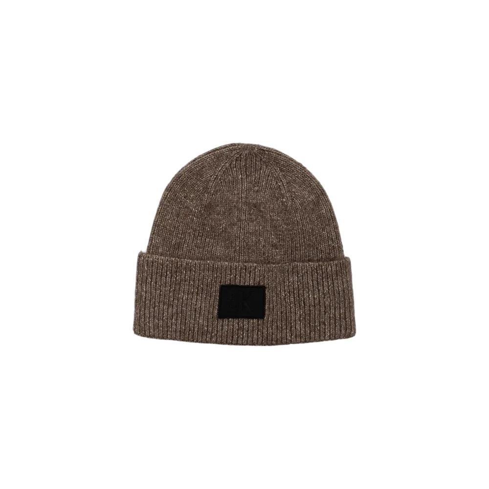 Calvin Klein Jeans Brown Marabou Cap (Baseball Hat) by Calvin Klein Jeans