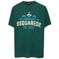 Dsquared² Green Cotton T-Shirt by Dsquared²