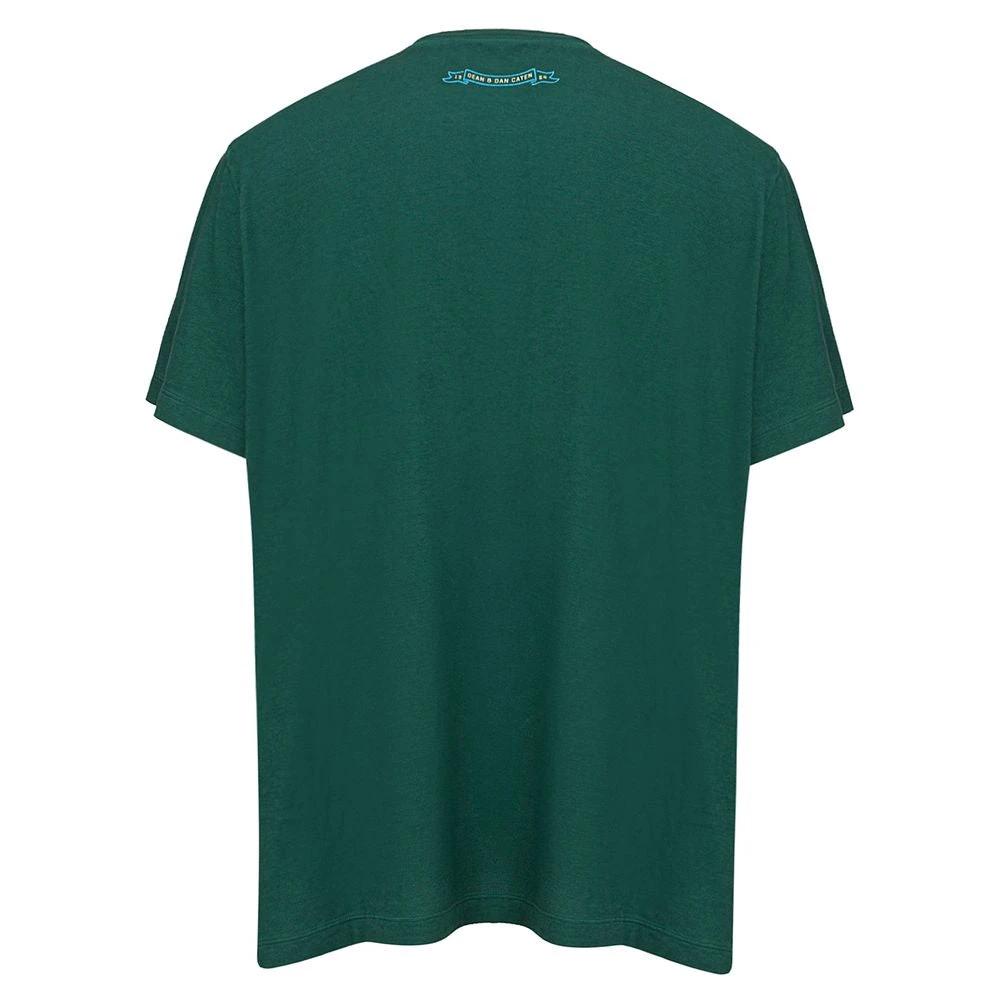 Dsquared² Green Cotton T-Shirt by Dsquared²