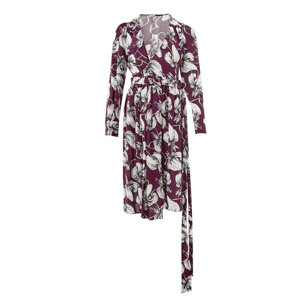 Lardini Purple Viscose Casual Dress by Lardini