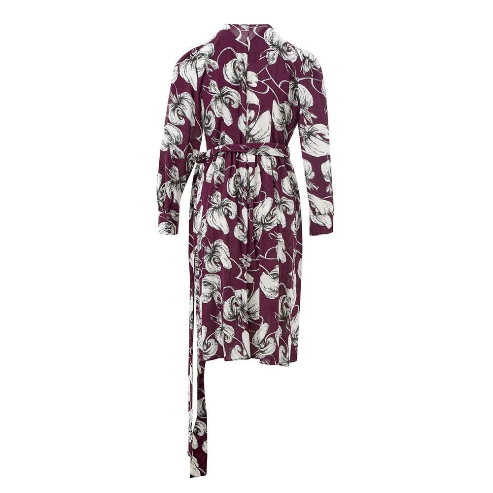 Lardini Purple Viscose Casual Dress by Lardini