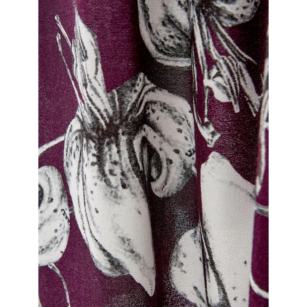 Lardini Purple Viscose Casual Dress by Lardini