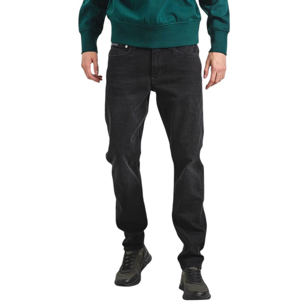 Calvin Klein Jeans Black Cotton Slim Fit Jeans by Calvin Klein Jeans