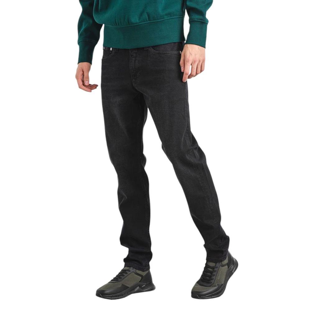 Calvin Klein Jeans Black Cotton Slim Fit Jeans by Calvin Klein Jeans