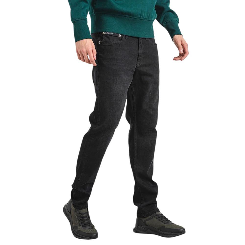 Calvin Klein Jeans Black Cotton Slim Fit Jeans by Calvin Klein Jeans