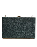 Dolce & Gabbana Black Leather Clutch Evening Crossbody Bag by Dolce & Gabbana