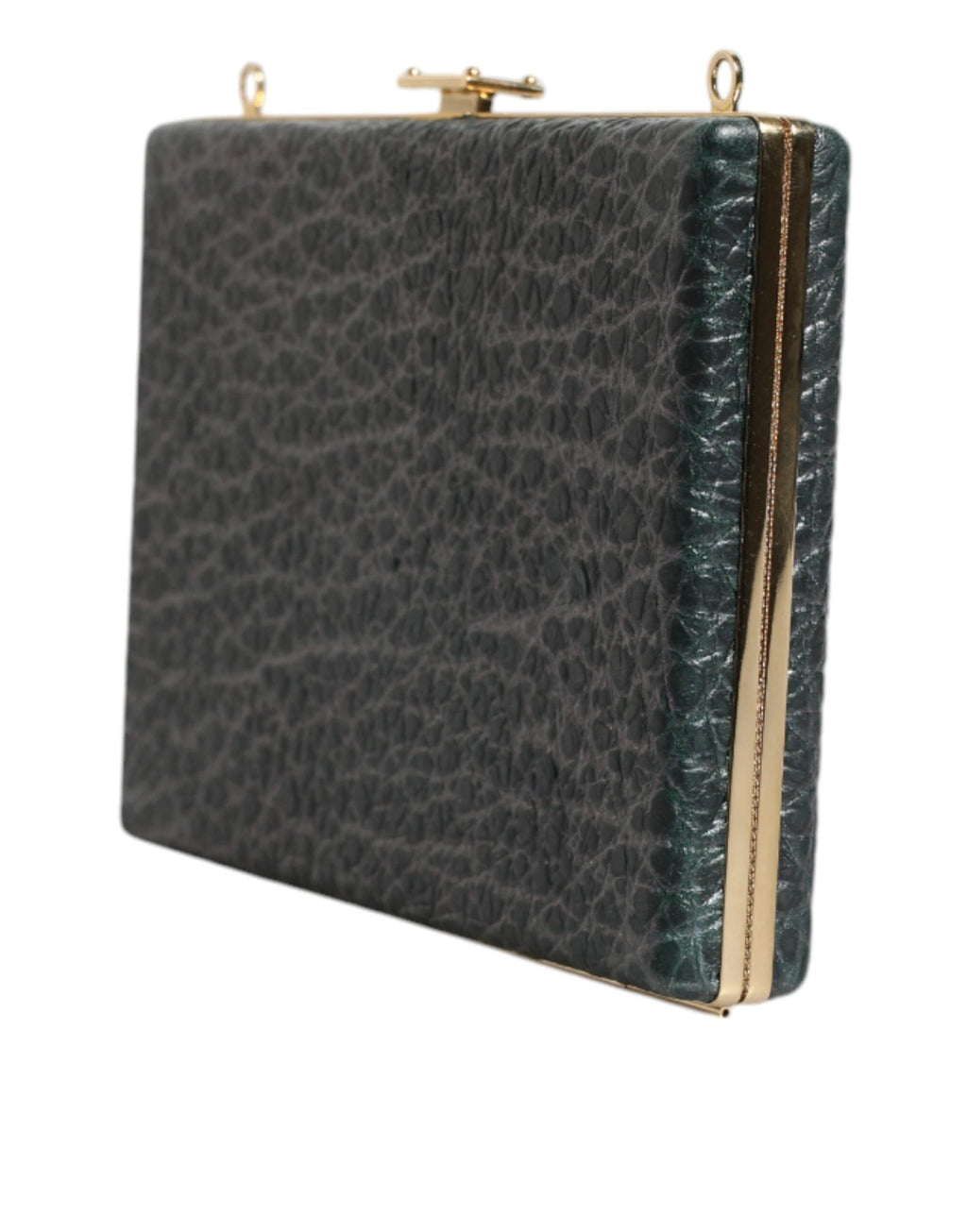 Dolce & Gabbana Black Leather Clutch Evening Crossbody Bag by Dolce & Gabbana