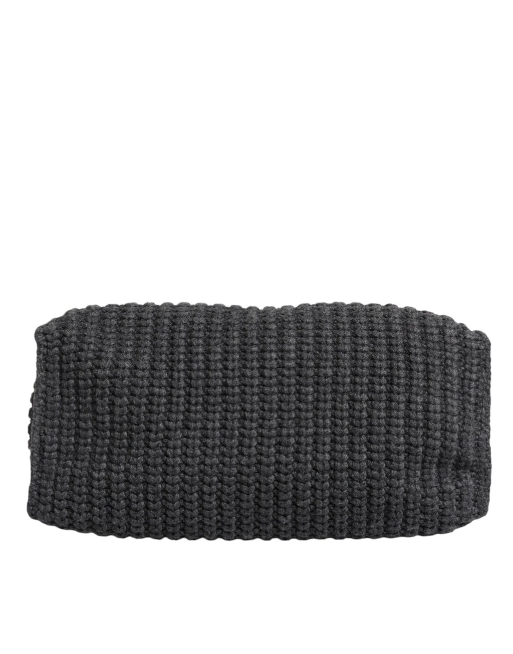 Dolce & Gabbana Black Large Knitted Crochet Shoulder Shopper DG Logo Bag by Dolce & Gabbana