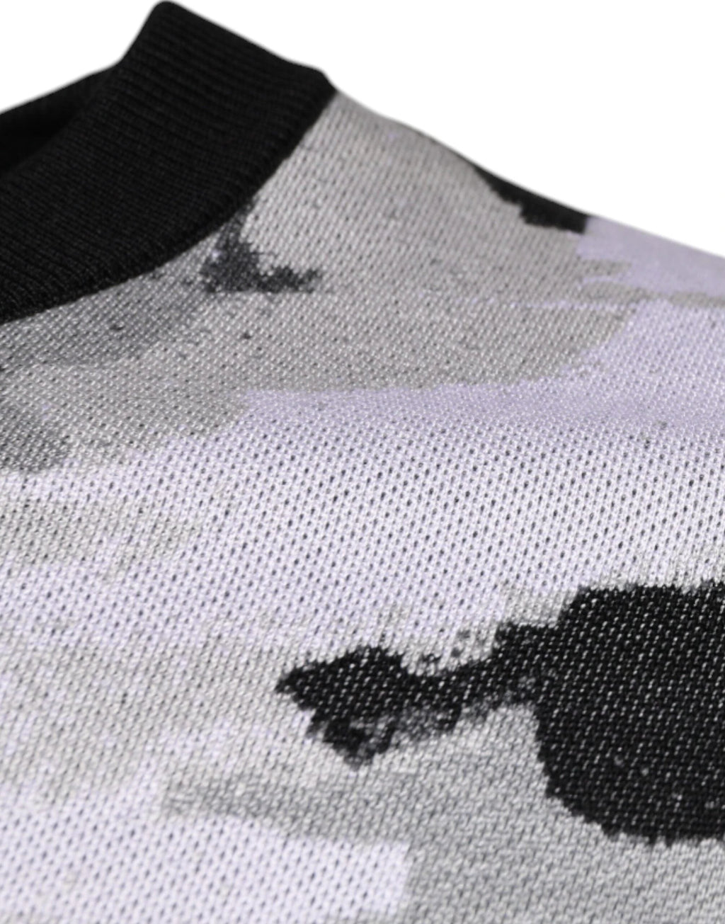 Dolce & Gabbana Multicolor Camouflage Crew Neck Men Pullover Sweater by Dolce & Gabbana