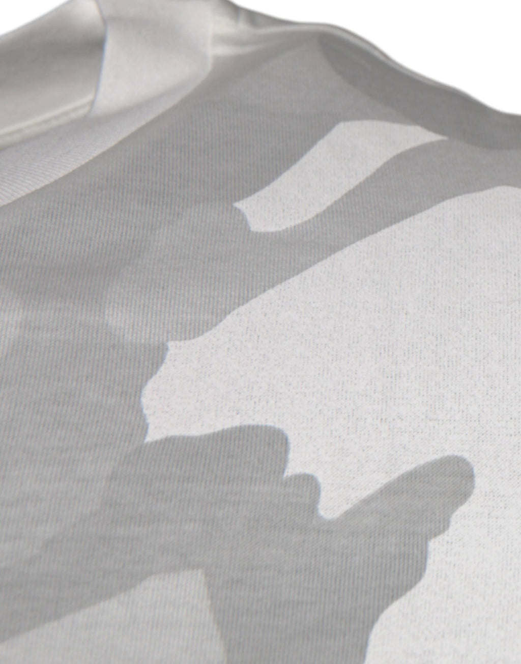 Dolce & Gabbana White Gray Camouflage Cotton Crew Neck T-shirt by Dolce & Gabbana