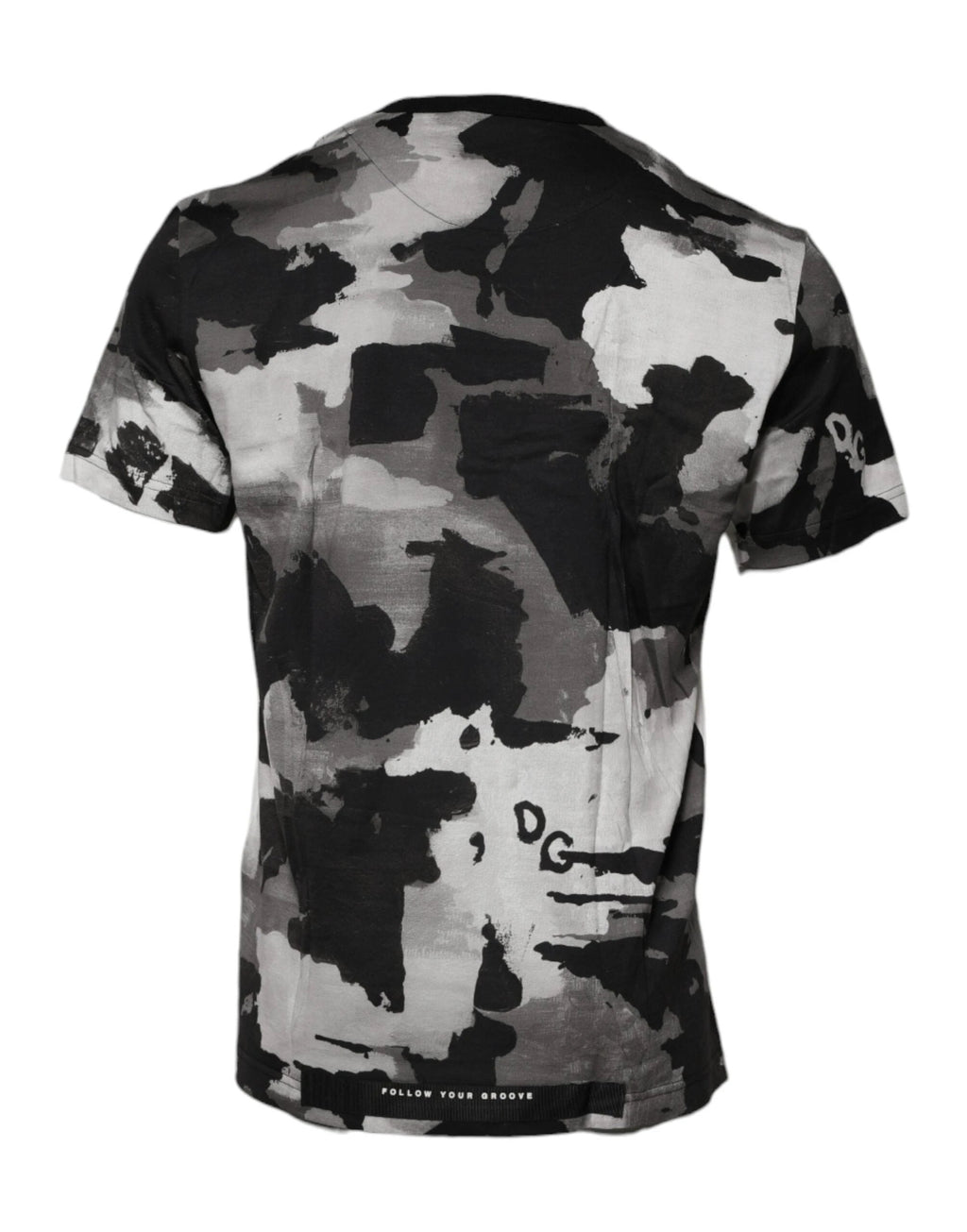 Dolce & Gabbana Multicolor Camouflage Crew Neck T-shirt by Dolce & Gabbana