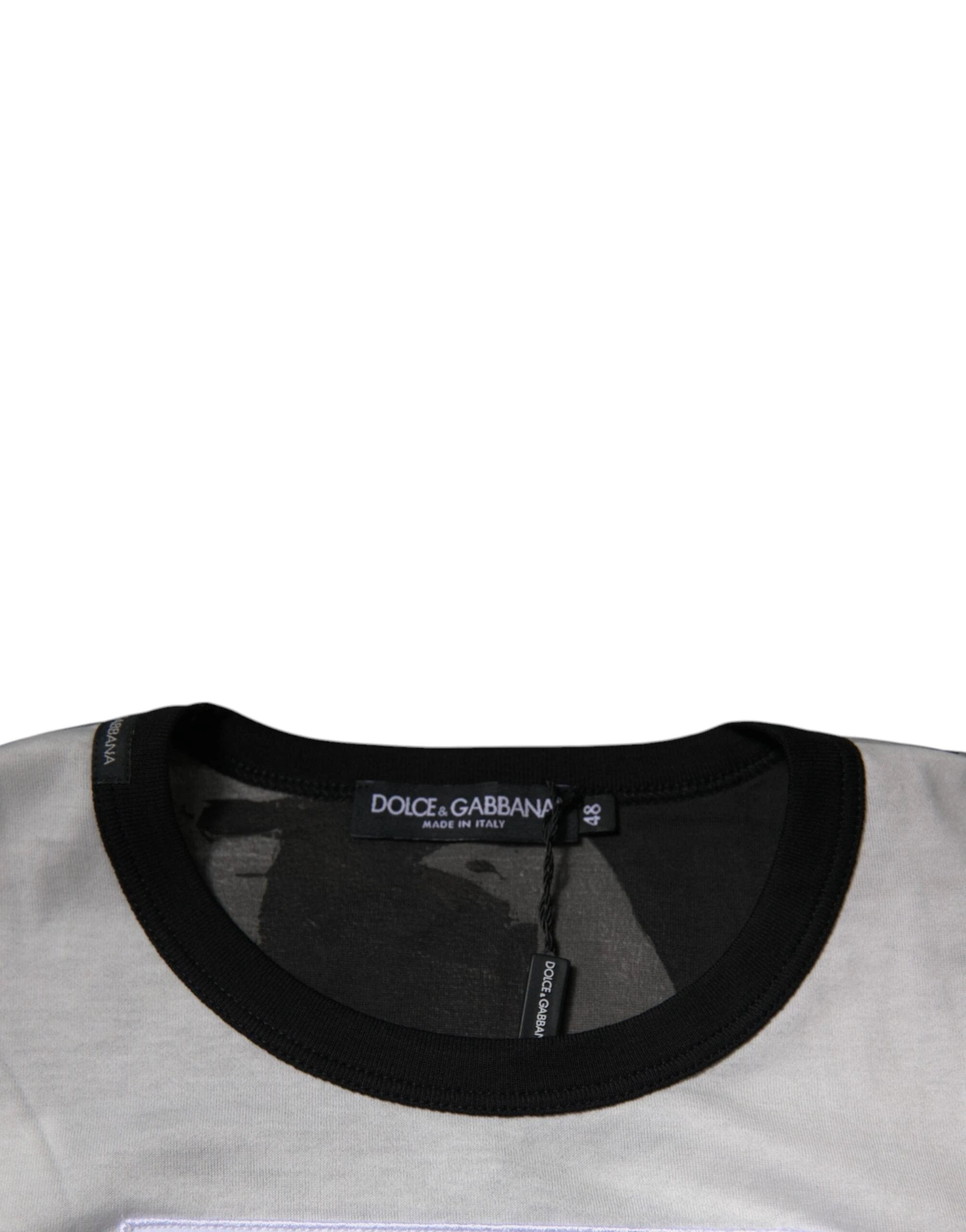 Dolce & Gabbana Multicolor Camouflage Crew Neck T-shirt by Dolce & Gabbana