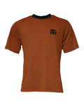 Dolce & Gabbana Brown DG Logo Polyester Crew Neck T-shirt by Dolce & Gabbana