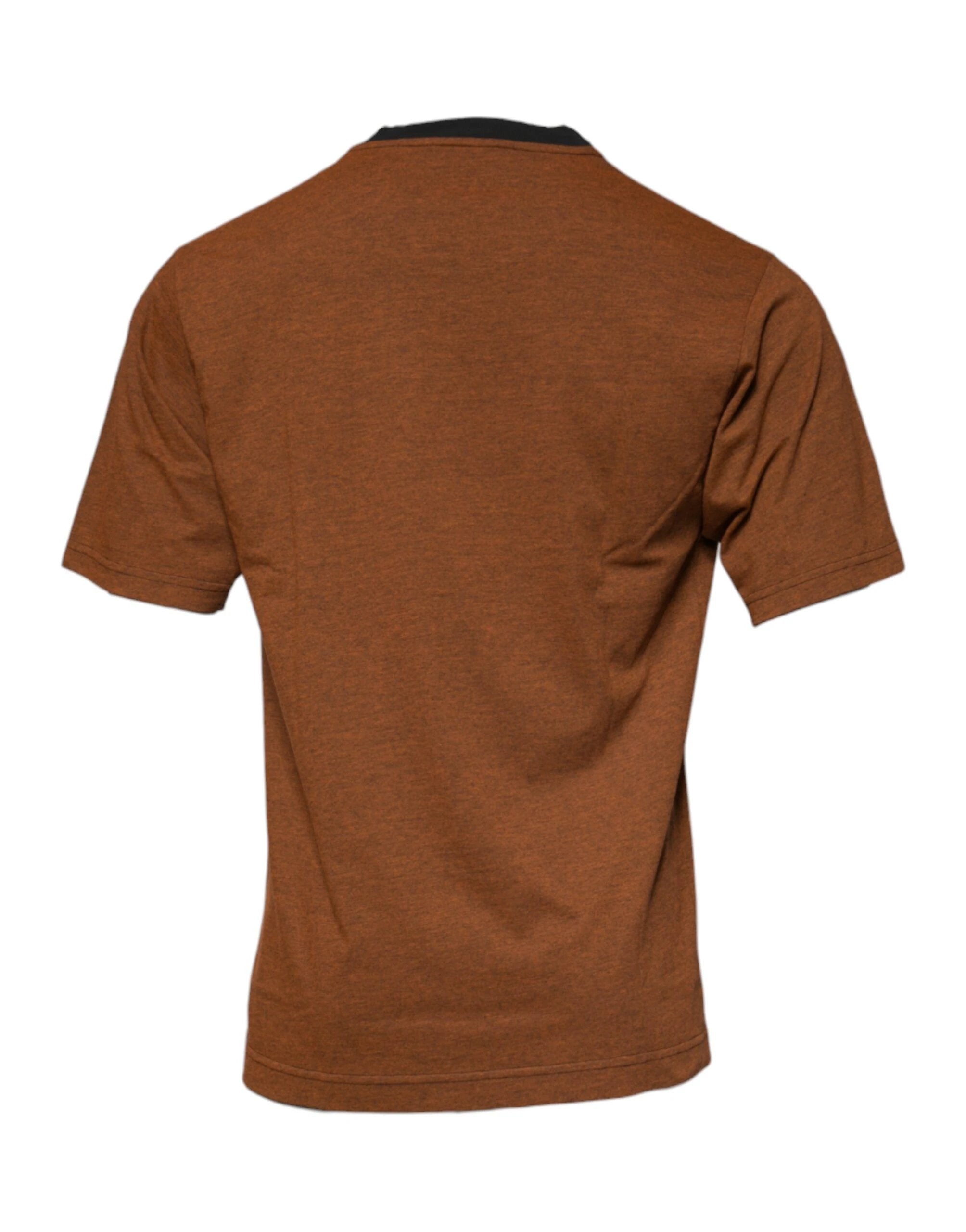 Dolce & Gabbana Brown DG Logo Polyester Crew Neck T-shirt by Dolce & Gabbana