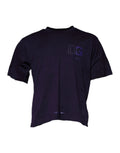 Dolce & Gabbana Purple DG Logo Cotton Crew Neck T-shirt by Dolce & Gabbana
