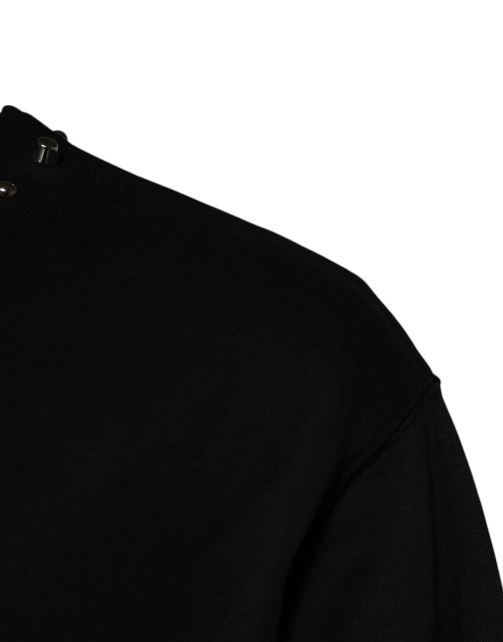 Men’s Black Logo Sweatshirt – Dolce & Gabbana Studded Crew Neck Pullover