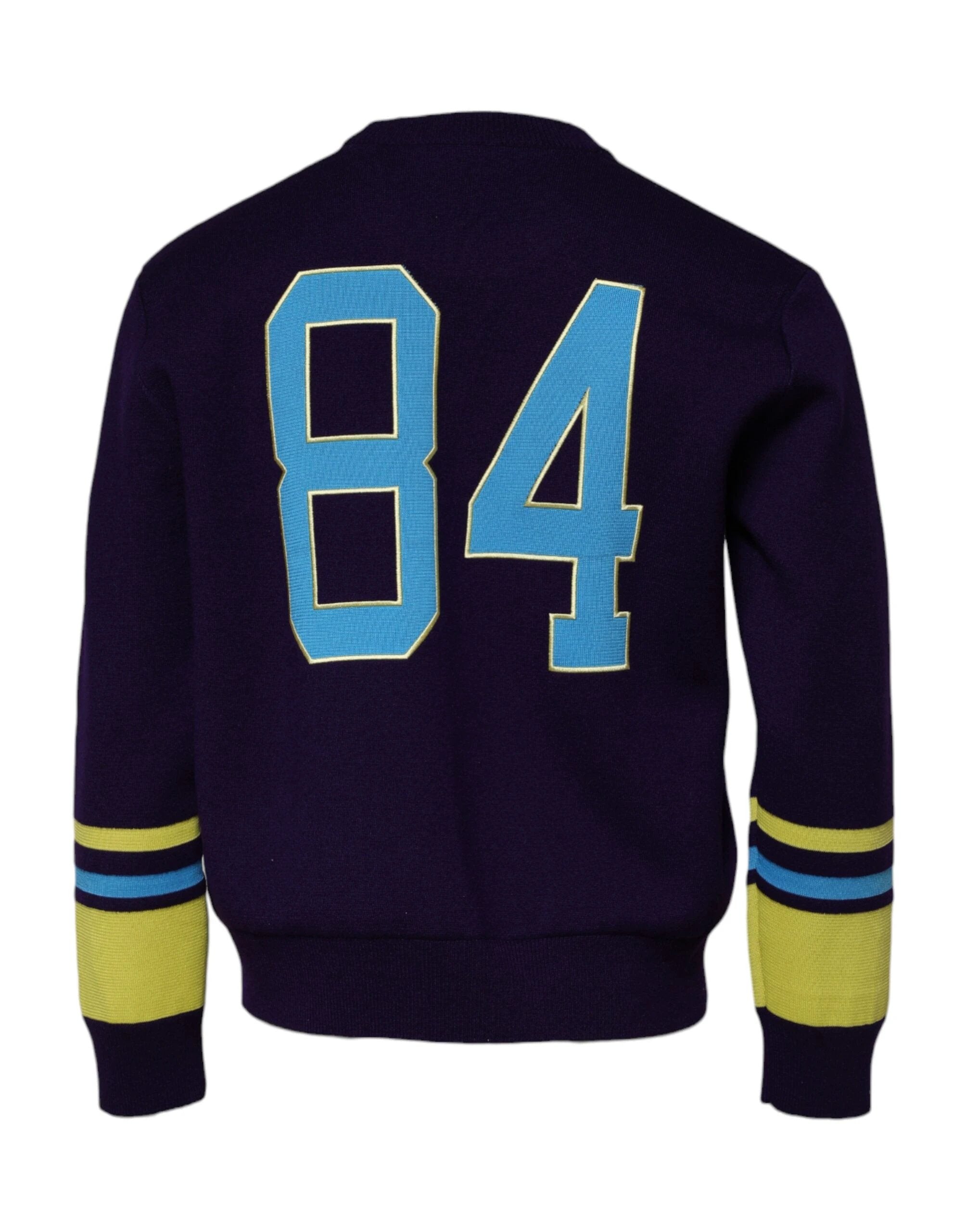 Dolce & Gabbana Blue 1984 Milano CrewNeck Sweatshirt Sweater by Dolce & Gabbana