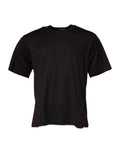 Dolce & Gabbana Dark Brown Logo Cotton Crew Neck T-shirt by Dolce & Gabbana