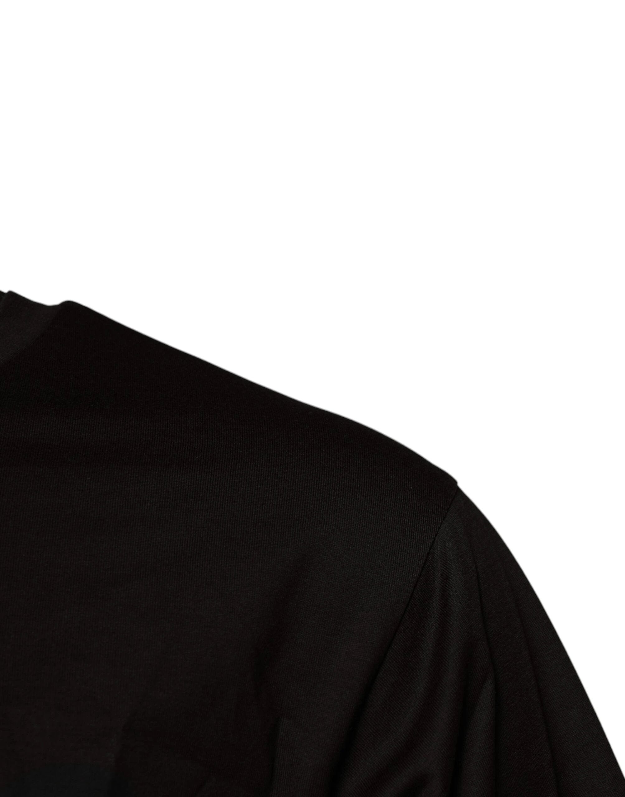 Dolce & Gabbana Dark Brown Logo Cotton Crew Neck T-shirt by Dolce & Gabbana