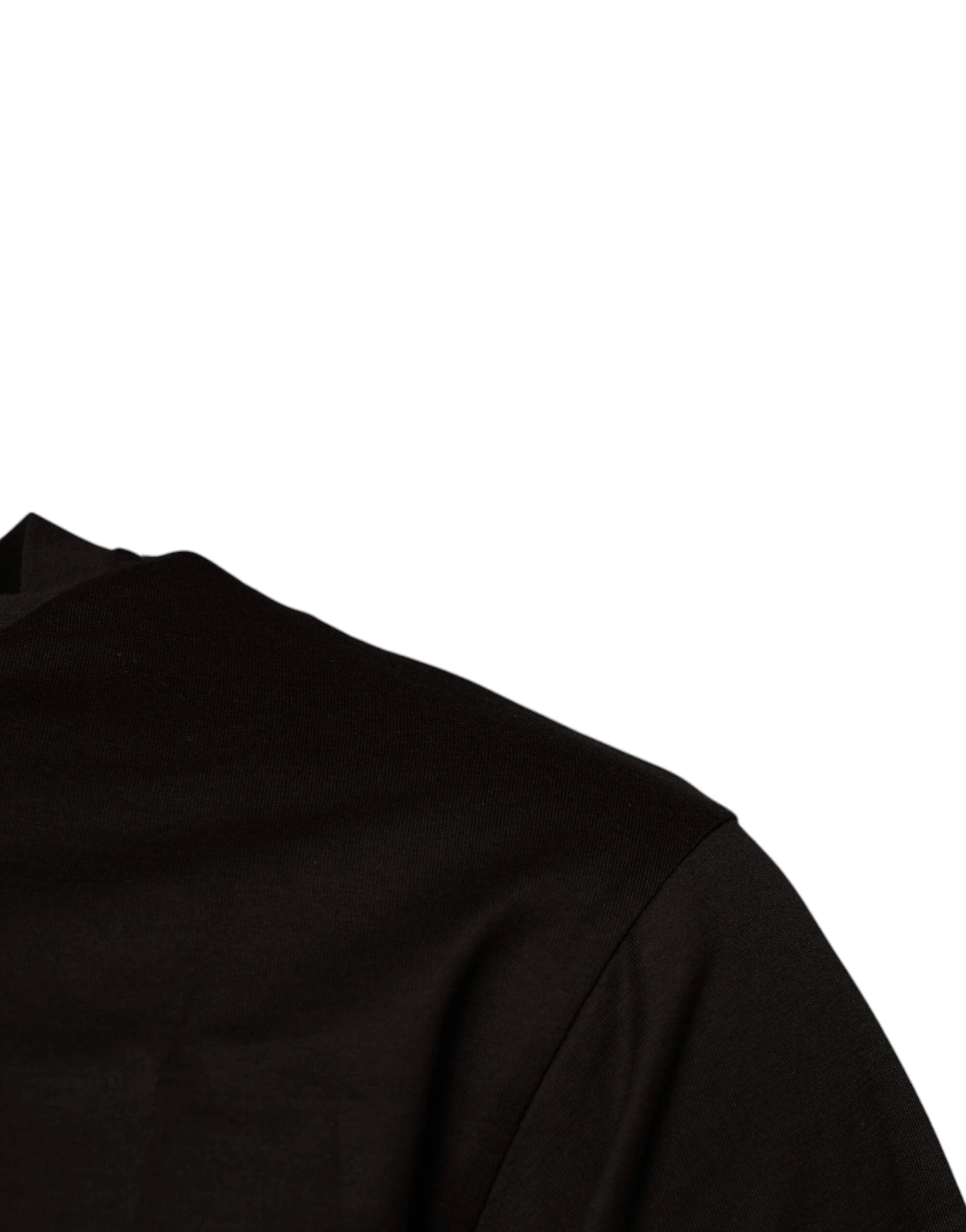 Dolce & Gabbana Dark Brown Logo Cotton Crew Neck T-shirt by Dolce & Gabbana