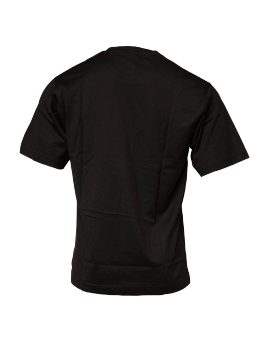Dolce & Gabbana Dark Brown Logo Cotton Crew Neck T-shirt by Dolce & Gabbana