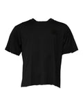 Dolce & Gabbana Black DG Logo Cotton Crew Neck T-shirt by Dolce & Gabbana