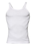Dolce & Gabbana Ivory Cotton Sleeveless Round Neck Tank T-shirt by Dolce & Gabbana