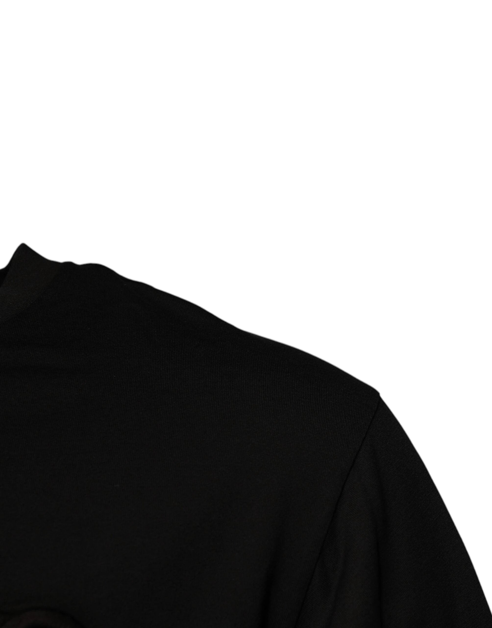 Dolce & Gabbana Black DG Logo Cotton Crew Neck T-shirt by Dolce & Gabbana