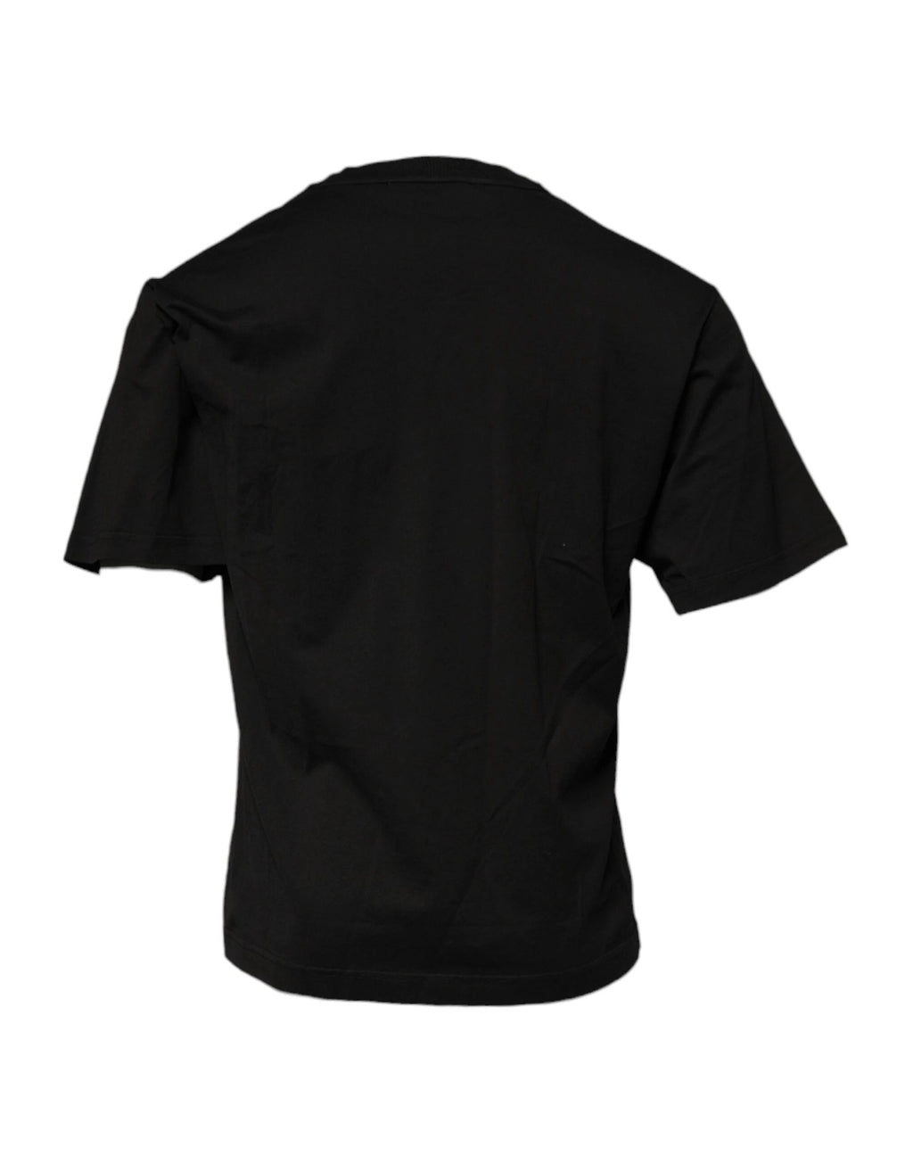 Dolce & Gabbana Black DG Logo Cotton Crew Neck T-shirt by Dolce & Gabbana