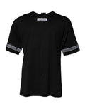 Dolce & Gabbana Black #DGMILLENNIALS Cotton Crew Neck T-shirt by Dolce & Gabbana