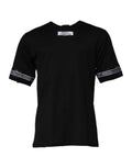 Dolce & Gabbana Black #DGMILLENNIALS Cotton Crew Neck T-shirt by Dolce & Gabbana