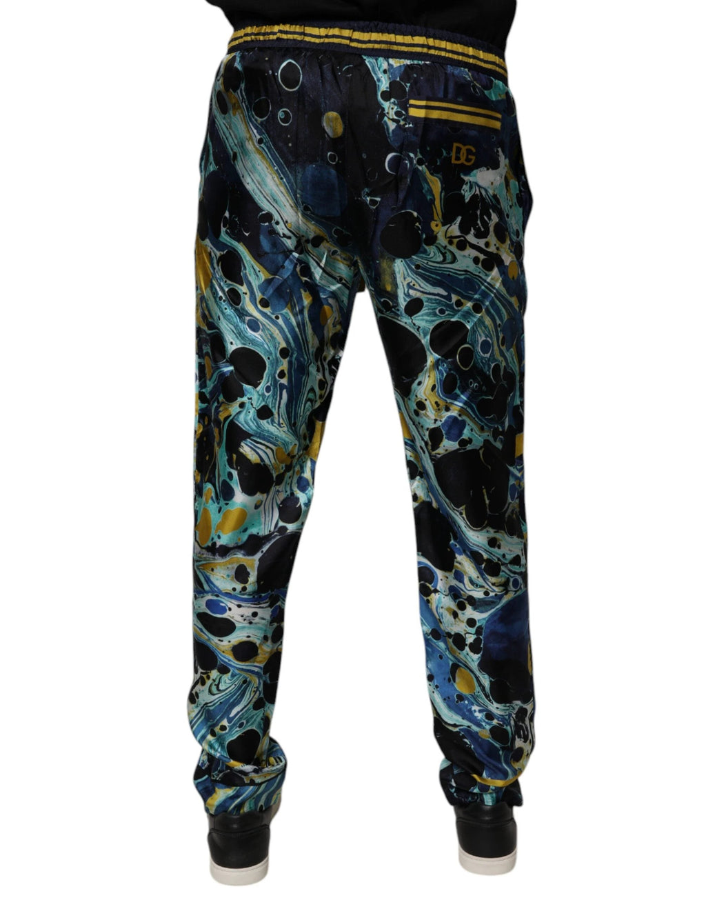 Dolce & Gabbana Multicolor Marble Print Jogger Sweatpants Pants by Dolce & Gabbana
